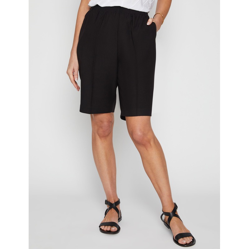 Buy MILLERS Womens Black Shorts Summer Clothing Mid Thigh High