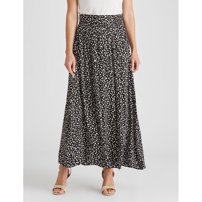 Buy NONI B - Womens Skirts - A-Line Gathered Spot Skirt - MyDeal