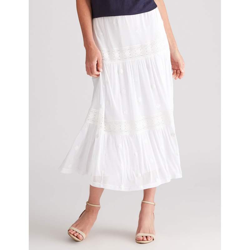 Buy NONI B - Womens Skirts - Mesh Tiered Skirt - MyDeal