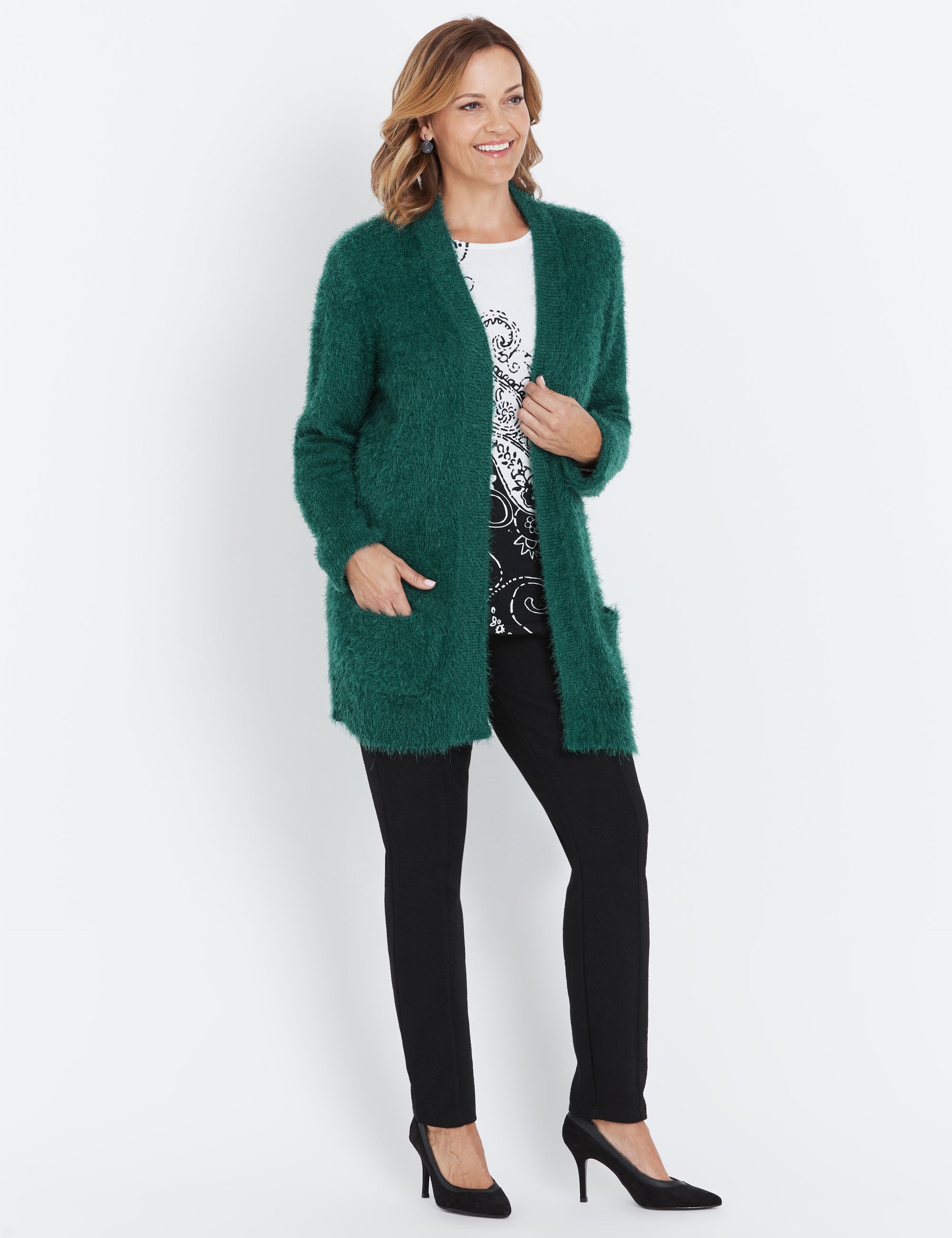 millers feather cardigan