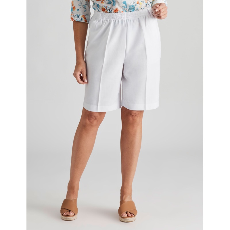 Buy MILLERS Womens White Shorts Summer Clothing Knee Length