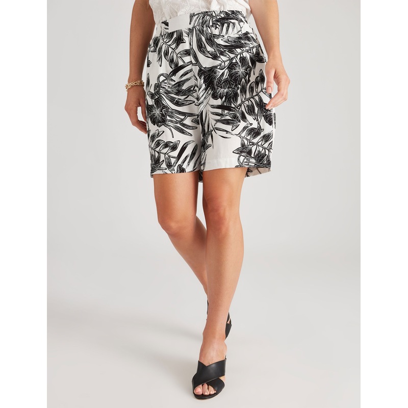 Buy MILLERS Womens Black Shorts Summer Clothing Mid Thigh Mid