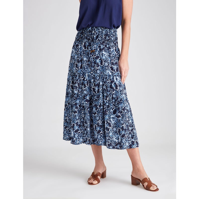 Buy MILLERS - Womens Skirts - Maxi - Summer - Blue - Floral - A Line ...