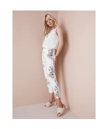 ROCKMANS - Womens Jeans - White Jeggings - Solid Cotton Leggings - Work  Clothes - All Season - Elastane - Cropped Casual Trousers - Office Fashion  - White