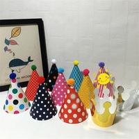 Catzon 11 Packs DIY Party Hats Fun Cone Party Hats for Kids or Adults