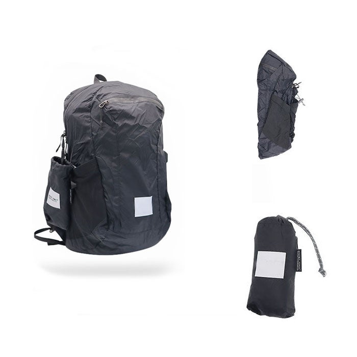 Catzon 16L Lightweight Nylon Foldable Backpack Waterproof Travel Daypack Outdoor Sport Bag Camping Hiking Folding Bag RH52 -Black