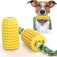 Catzon 1Piece Dog Chew Toys Puppy Toothbrush Clean Teeth Interactive Corn Toys for Aggressive Chewing Dog Toys