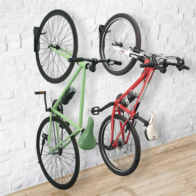 vertical bike rack for garage