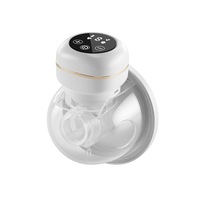 Catzon 2 Pcs Hands Free Breast Pump Electric Low Noise with 3 Modes & 9 Levels -White