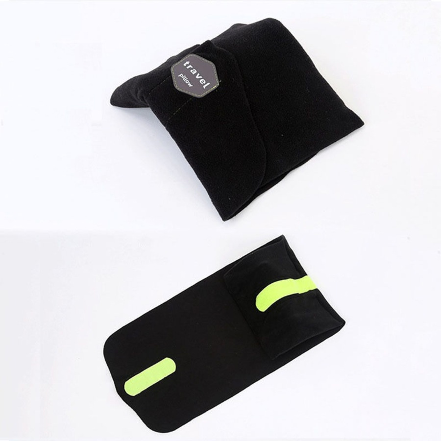 Catzon 2 Pcs Neck Support Pillows for Travel and Airplane Easy-to-Carry-Set A