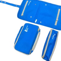 Catzon 3 in 1 Foldable Travel Wash Bag-Blue