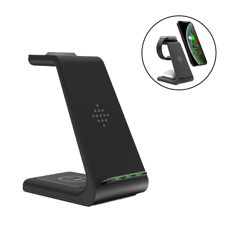 Buy Catzon 3 In 1 Wireless Charger T3 Apple Fast Charging Station For Iwatchiphoneairpods 8208