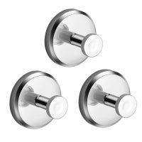 Catzon 3 Pack Suction Cup Hooks Heavy Duty Bathroom Kitchen Waterproof  Suction Holder