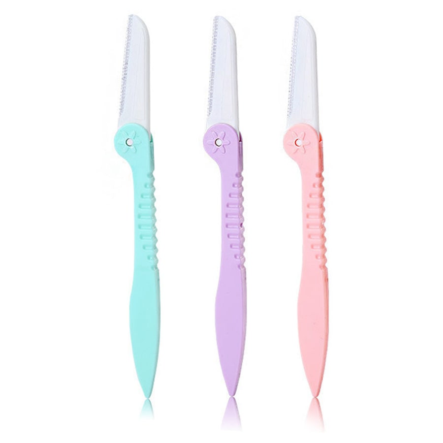 Catzon 3 Pcs Eyebrow Razor and Face Razor for Women and Men