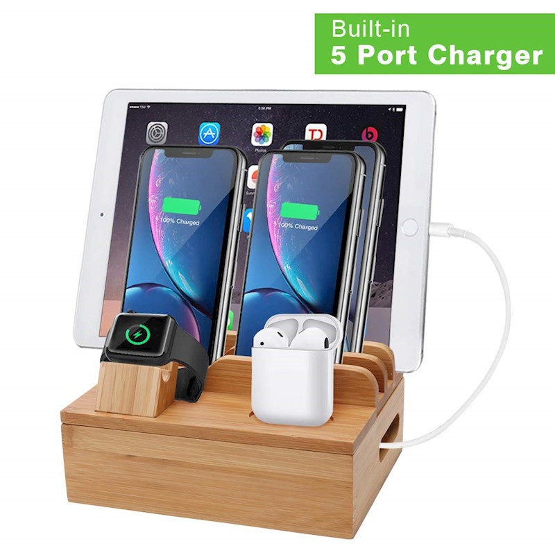 cell phone and watch charging station