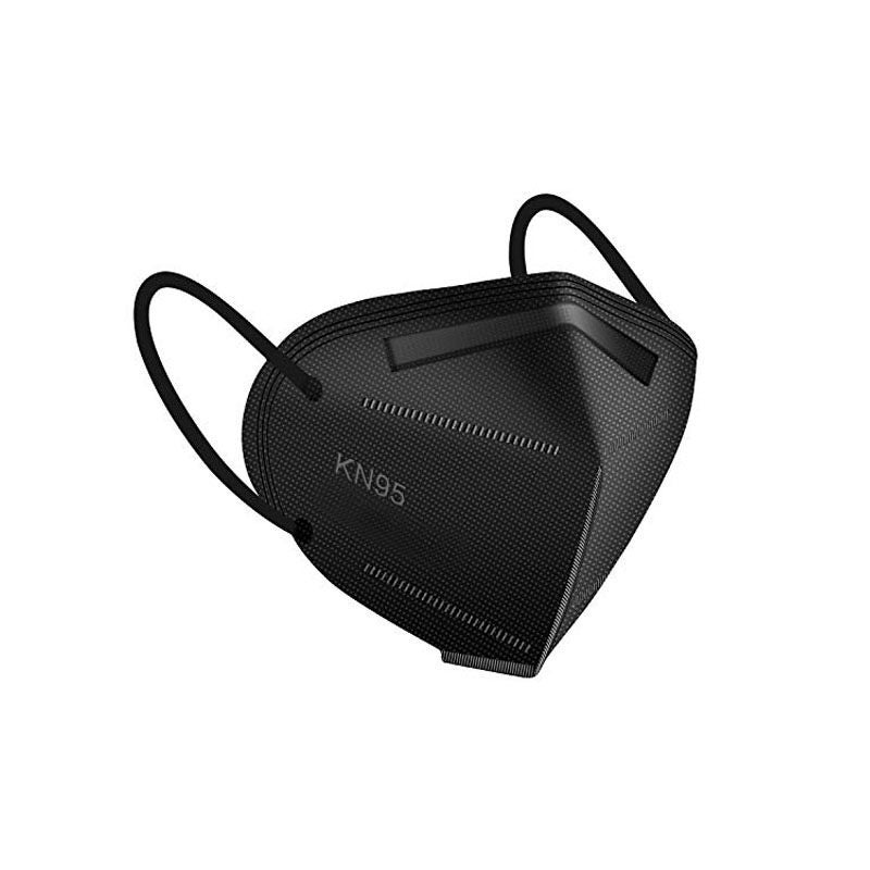 Catzon 50 Pack Adult Face Mask 5-Layer Design Dust Safety Masks-Black