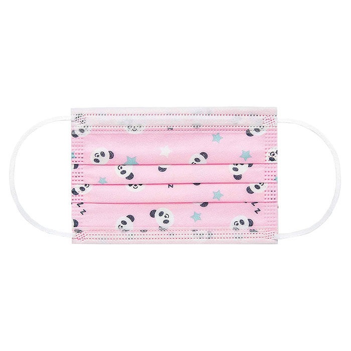 Catzon 50Pcs Cartoon Kids Disposable 3 Ply Face Mask Breathable & Comfortable Anti