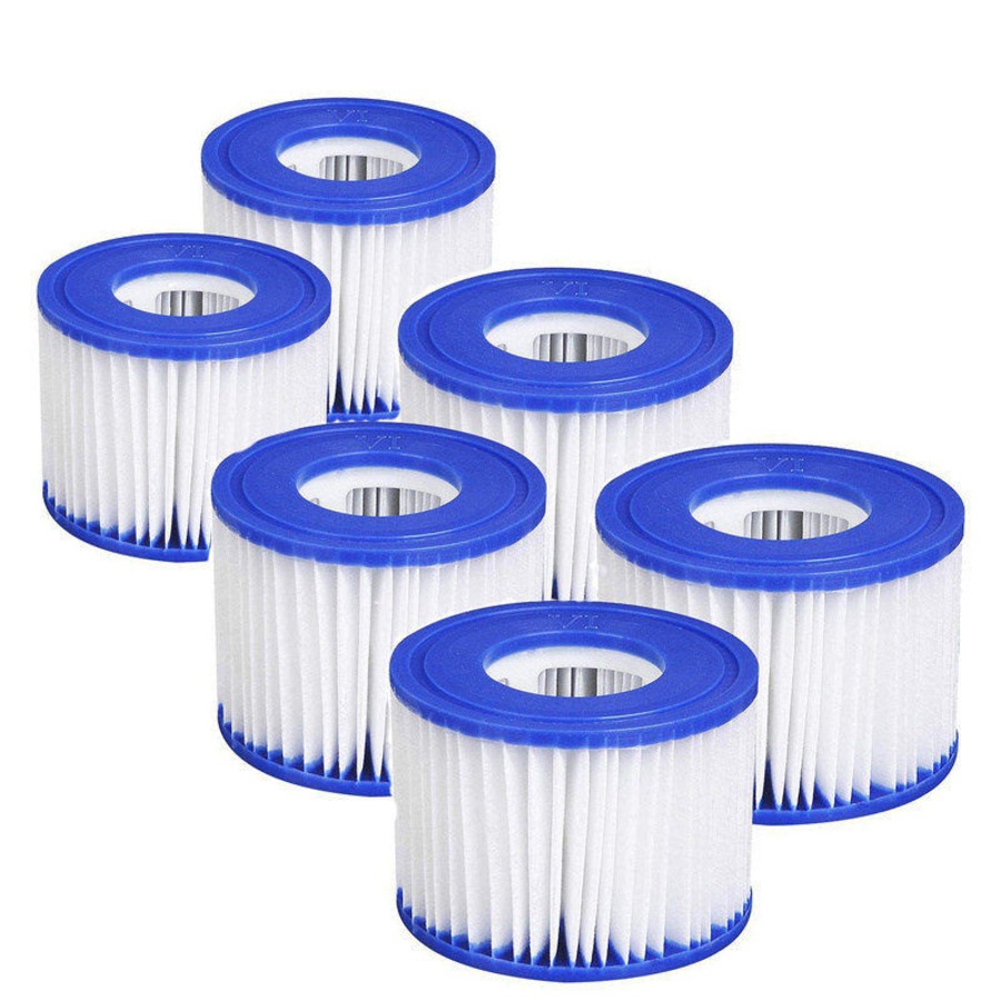 Catzon 6 Pack Inflatable Swimming Pool Filter Element Accessories for Bestway 58323