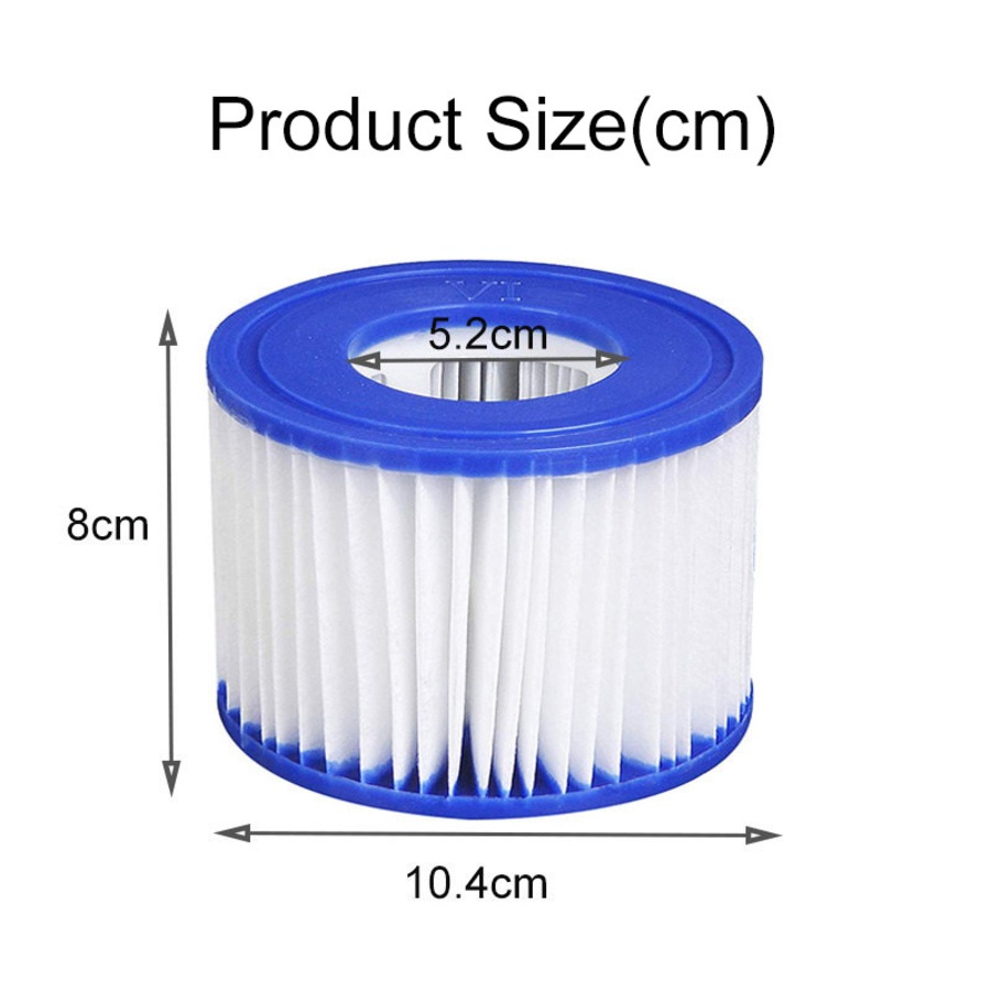 Catzon 6 Pack Inflatable Swimming Pool Filter Element Accessories for Bestway 58323