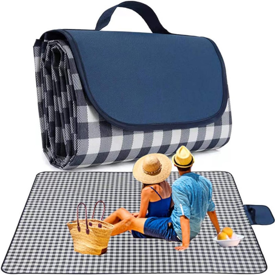 Catzon Extra Large Picnic Blanket Portable Picnic Mat Waterproof for Outdoor Camping Hiking Mats