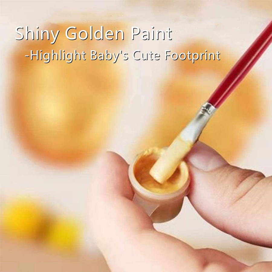 Catzon 8in Baby Handprint Footprint Ornament Keepsake Maker Kit