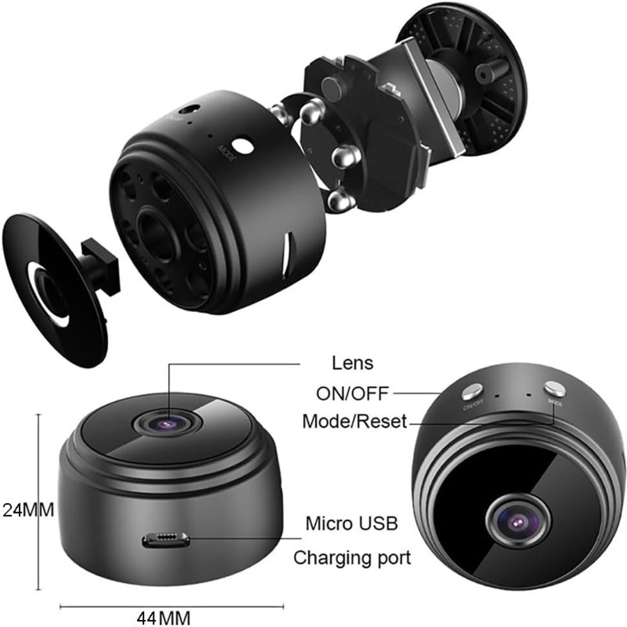 Catzon A9 Mini Camera with Night Vision 1080P Wireless Video Recorder