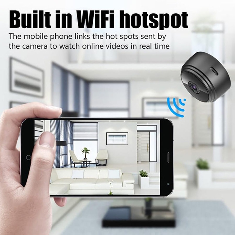 Catzon A9 Mini Camera with Night Vision 1080P Wireless Video Recorder
