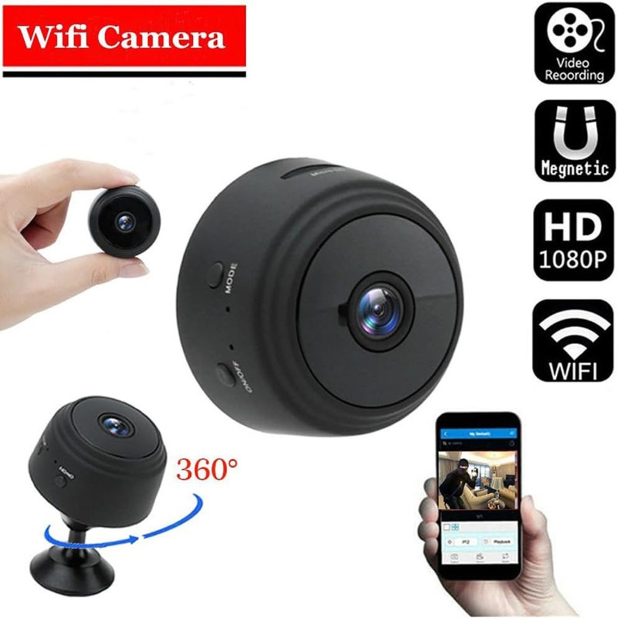 Catzon A9 Mini Camera with Night Vision 1080P Wireless Video Recorder