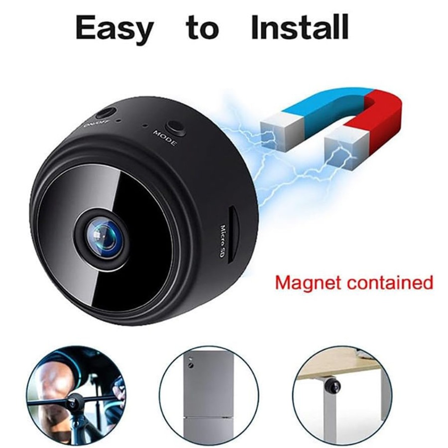 Catzon A9 Mini Camera with Night Vision 1080P Wireless Video Recorder