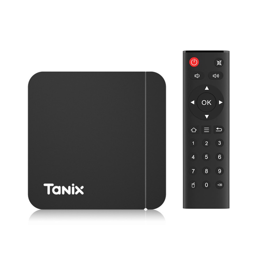 Catzon Android TV Box 4+64GB Support 2.4G/5G Dual-Band WiFi BT 5.0 HD 4K Smart TV Box