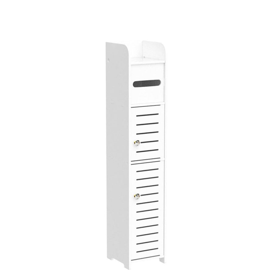 Catzon Bathroom Storage Cabinet with 2 Doors & Shelves for Small Spaces