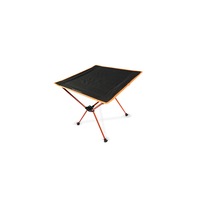 Catzon Camp Table Potable Folding Beach Aluminum Table for Outdoor Hiking Picnic Beach Fishing-Orange