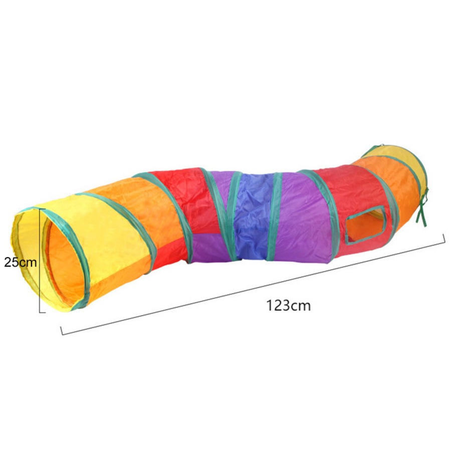 Catzon Cat Tunnel for Indoor Cats Collapsible Pop-up Pet Tube Hideaway Play Toys-S Tunnels
