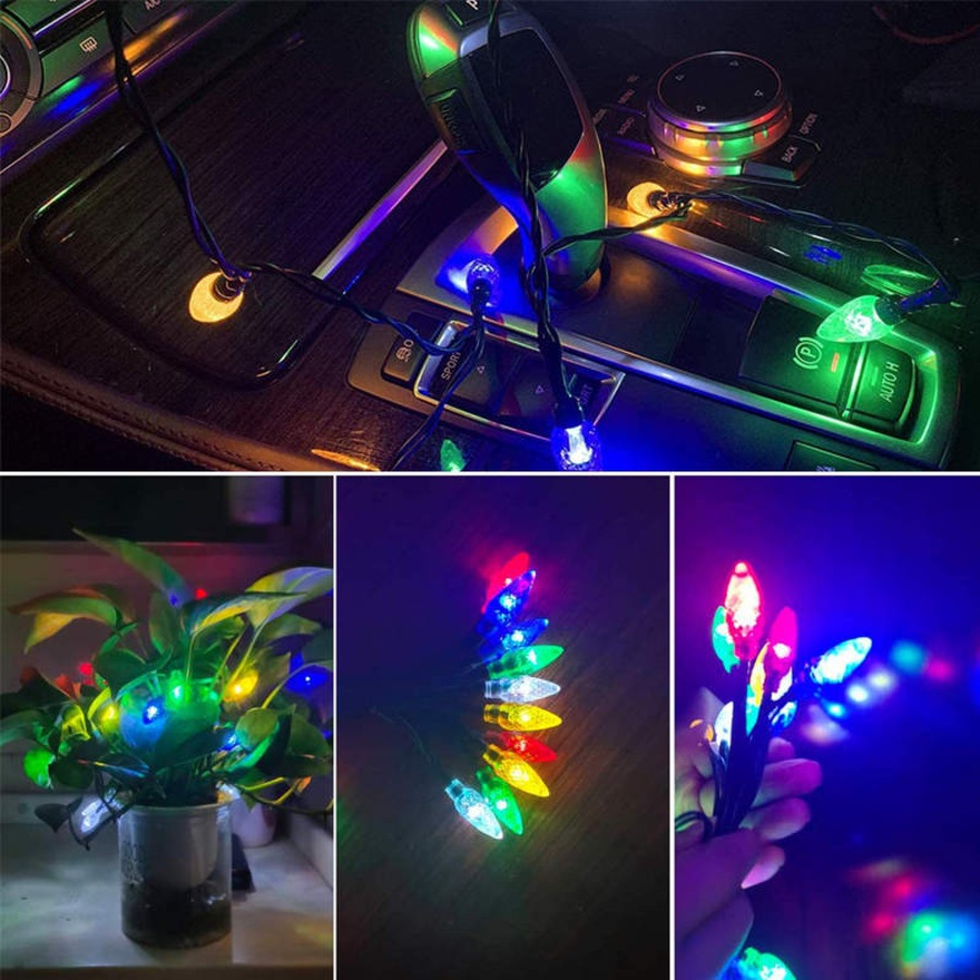 Catzon Christmas Light Phone Charger Cord USB and Bulb Charging Cable 50CM Connector-Android