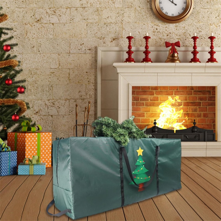 Catzon Christmas Storage Bag Waterproof Multipurpose Bag for Holiday Storage-XmasTree2Green