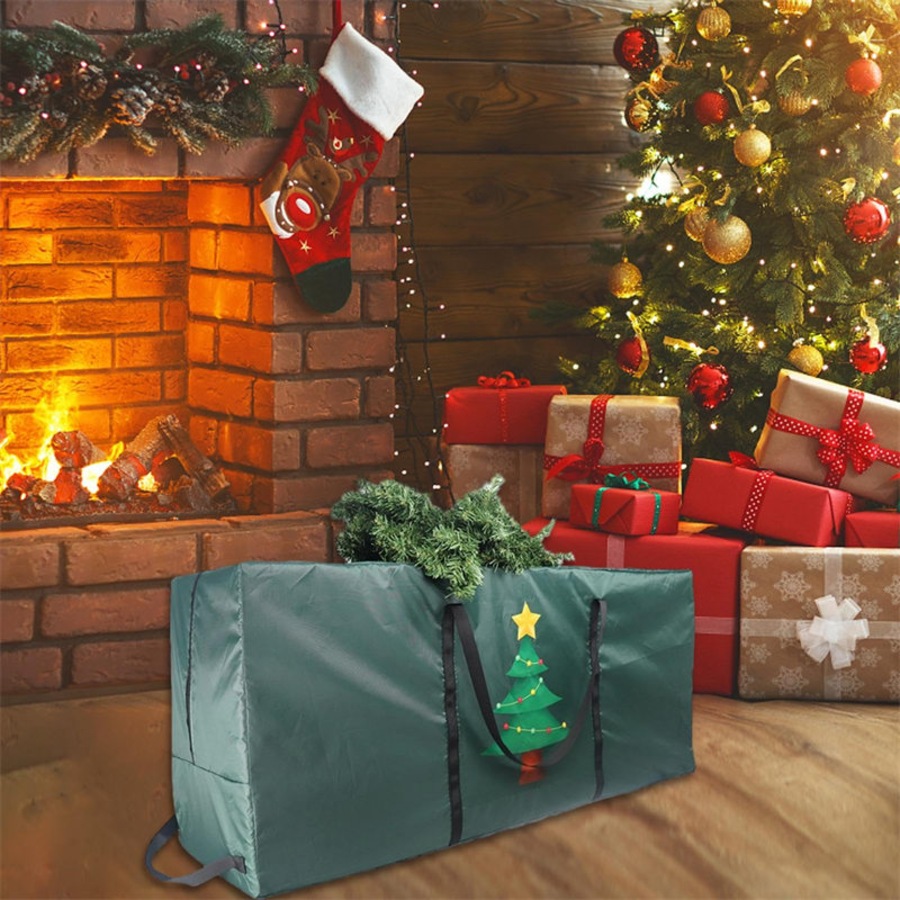 Catzon Christmas Storage Bag Waterproof Multipurpose Bag for Holiday Storage-XmasTree2Green