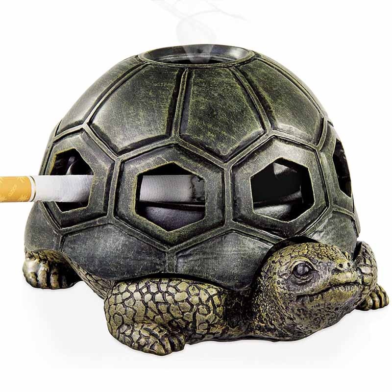Buy Catzon Cigarettes Outdoor Ashtrays with Lid Cute Turtle Ash Tray