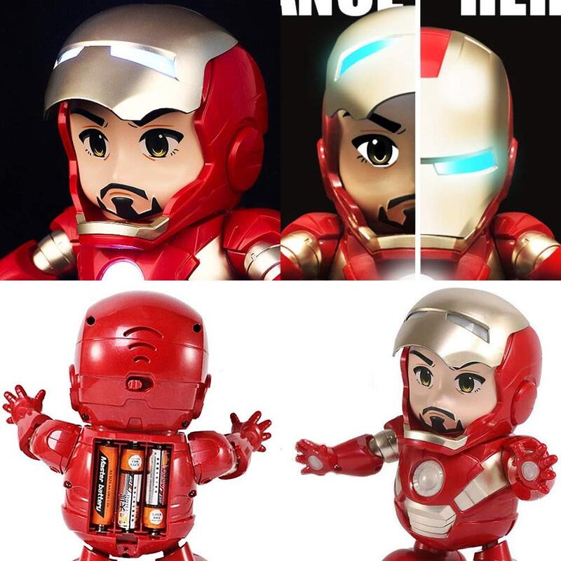 Dancing robot iron man deals