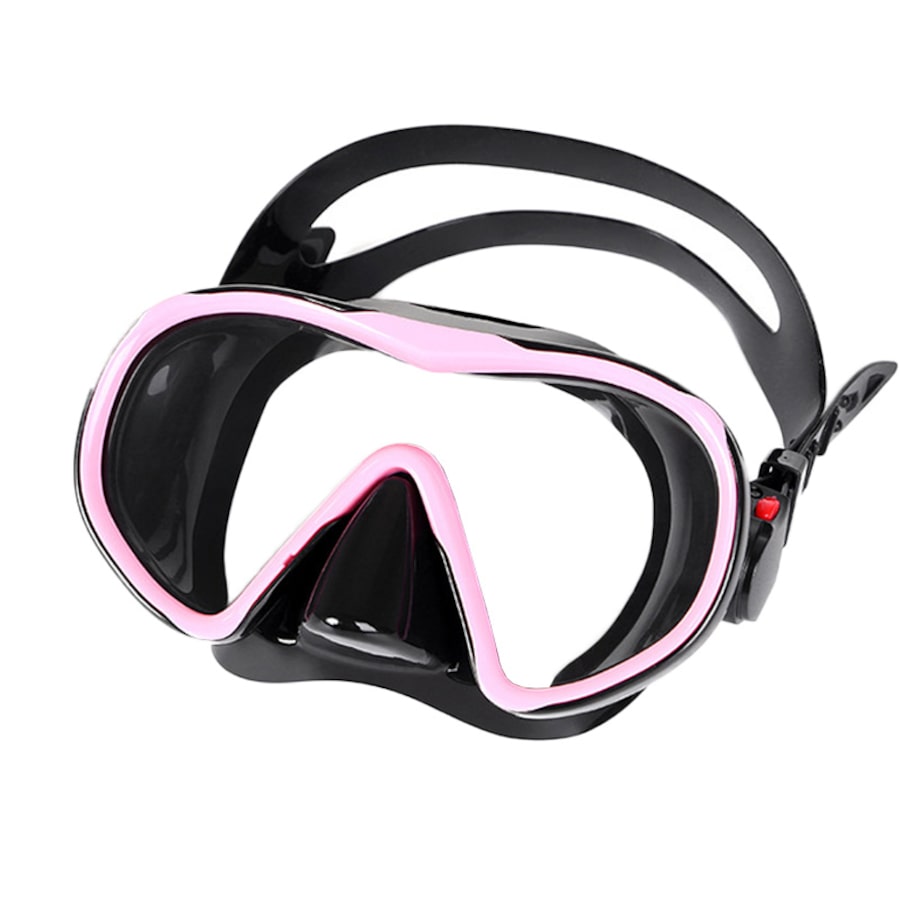 Catzon Diving Goggles Anti-Fog Coated Glass Adult Diving Mask Glasses Suitable For Snorkeling Swimming Scuba Diving-Black powder