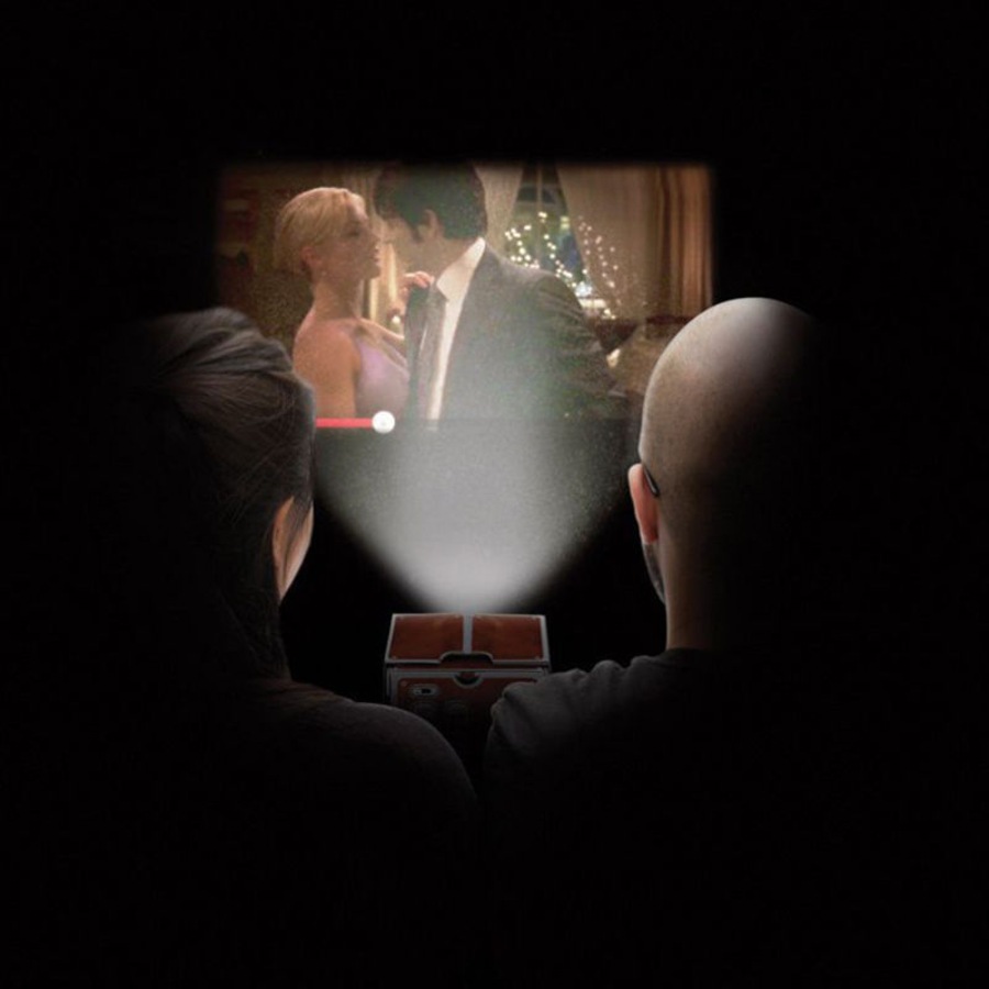 Catzon DIY Smartphone Projector Simple Portable Cardboard Beamer for Playing Video