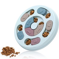 Catzon Dog Puzzle Feeder Toys for IQ Training Mental Enrichment-Blue