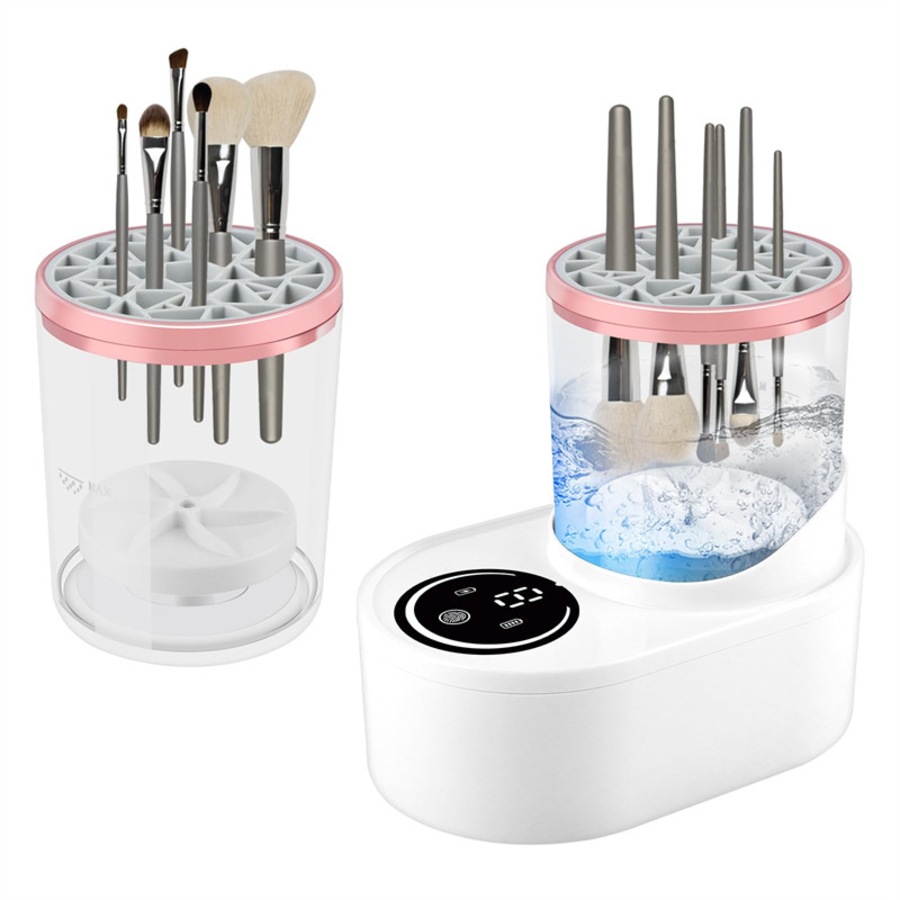 Catzon Electric Makeup Brush Cleaner Machine Automatic Spinning Washing For All Size Brush