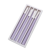 Catzon Essential Oil Purple and Lavender Scented Pillar Candle Chrismas Candles Gift for Friends