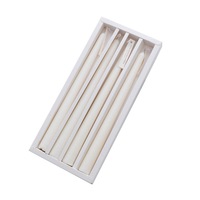 Catzon Essential Oil White Scented Pillar Chrismas Candle Gift for Friends-Vanilla cream