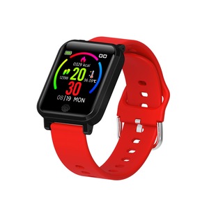 Catzon F29 HD Smart Watch with Temperature Heart Rate Blood Oxygen Monitor-Red