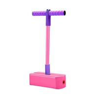 Catzon Foam Pogo Jumper for Kids Toys for 3-12 Year Old Boys Pogo Stick Toys Birthday Xmas Gifts-RoseRed