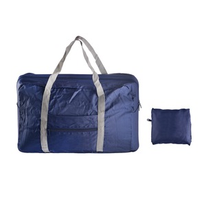 Catzon Foldable Travel Duffel Bag Lightweight Waterproof Tear Resistant Nylon Fabric Sport Handbag For Sports Gym Vacation-Dark Blue