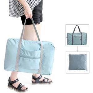 Catzon Foldable Travel Duffel Bag Lightweight Waterproof Tear Resistant Nylon Fabric Sport Handbag For Sports Gym Vacation-Mint Green