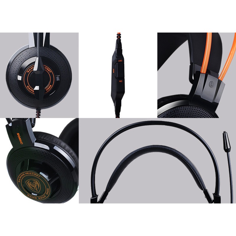 Buy Catzon G925 Stereo Lightweight Over ear Gaming Headset Professional Gamer Headphone with Mic