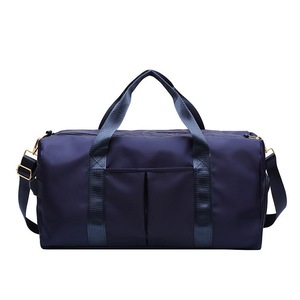 Catzon Gym Duffel Bag Dry Wet Separated Large Capacity for Swim Yoga-Blue